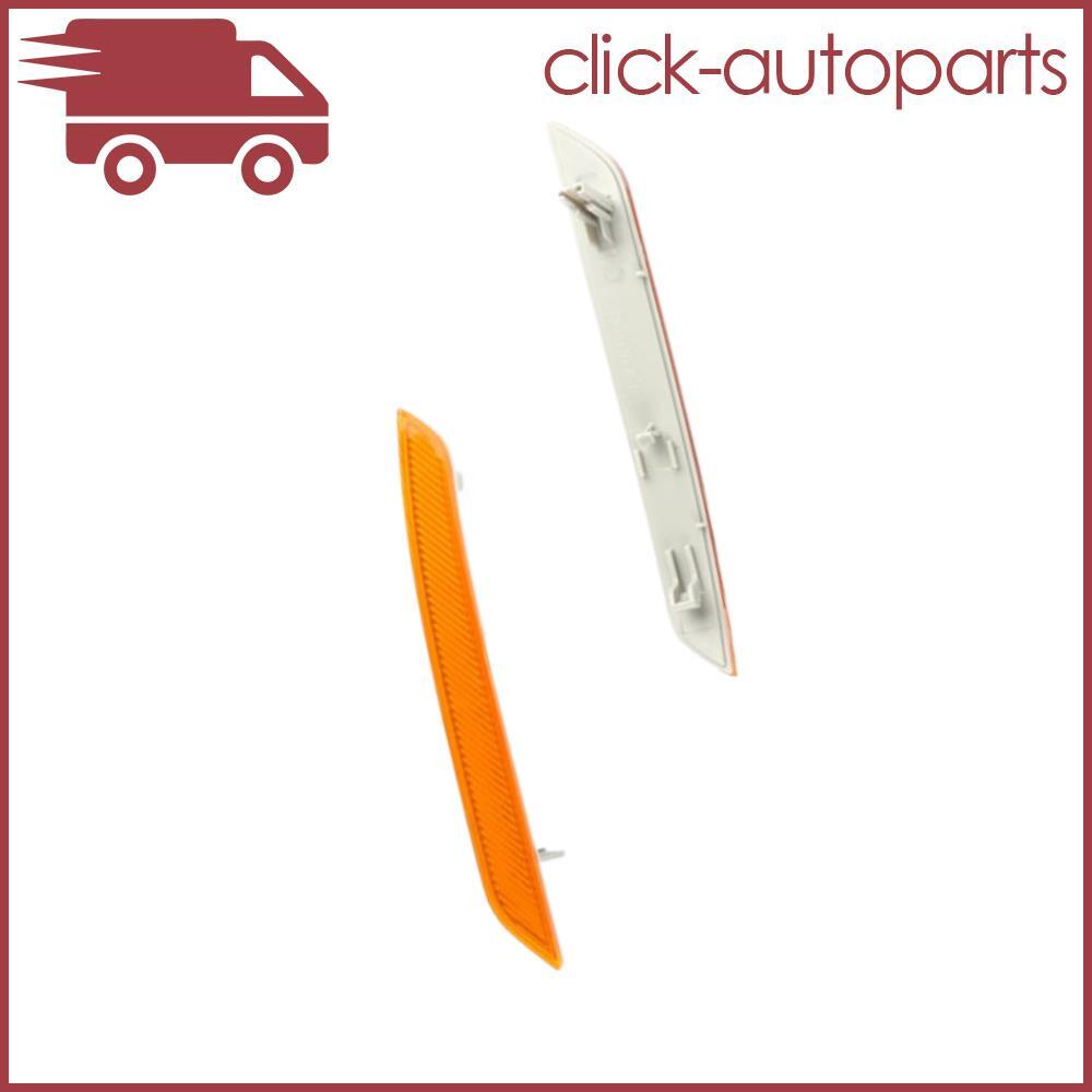 2x Amber Yellow Front Bumper Side Marker Reflector For 2007-2014 for BMW E71 E72 X6