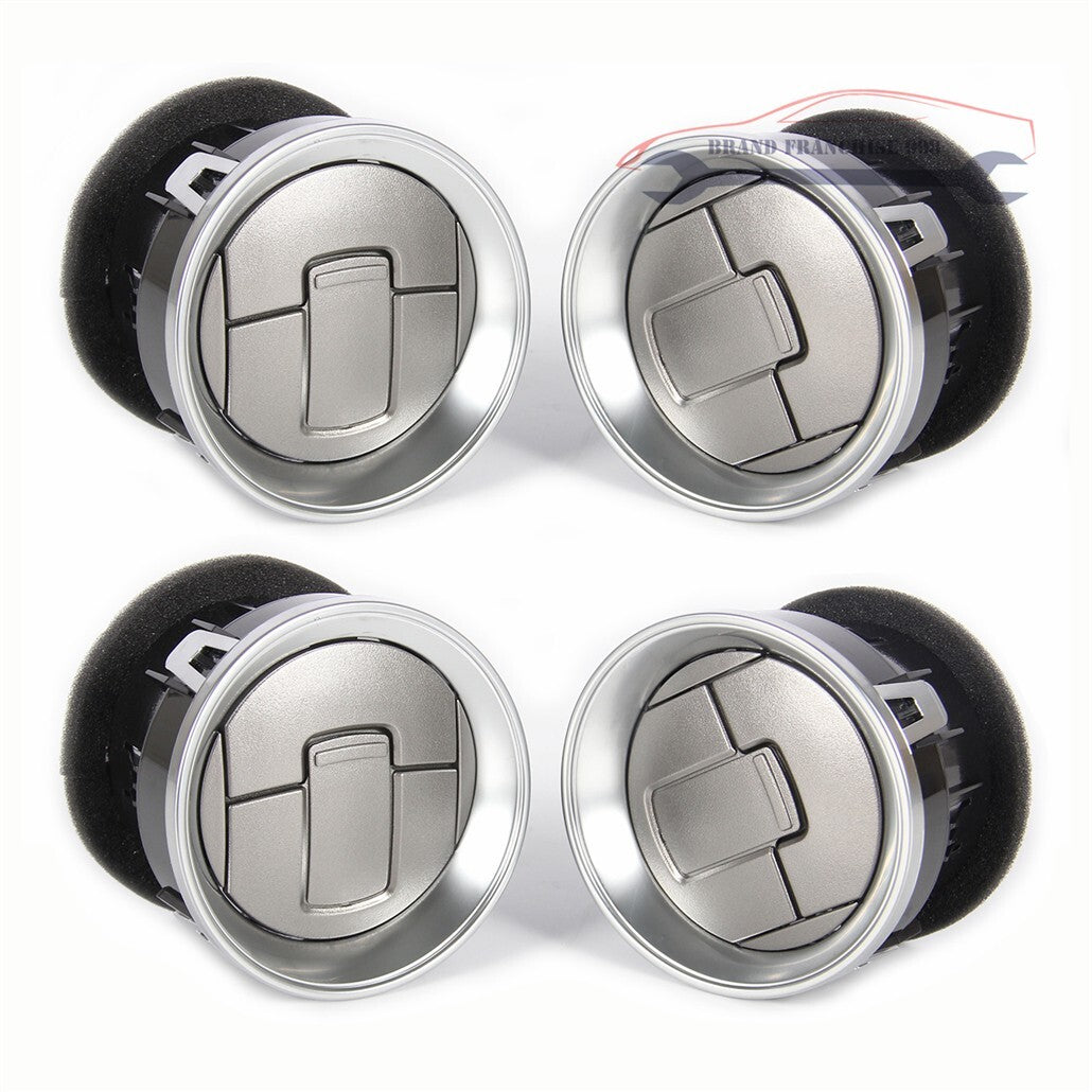 4 * Silver dashboard AC vents fit  for ford  F150 Lobo 09-14 #CL3Z19893EA# Q