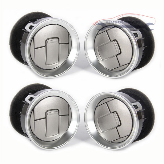 4 * Silver dashboard AC vents fit  for ford  F150 Lobo 09-14 #CL3Z19893EA# Q