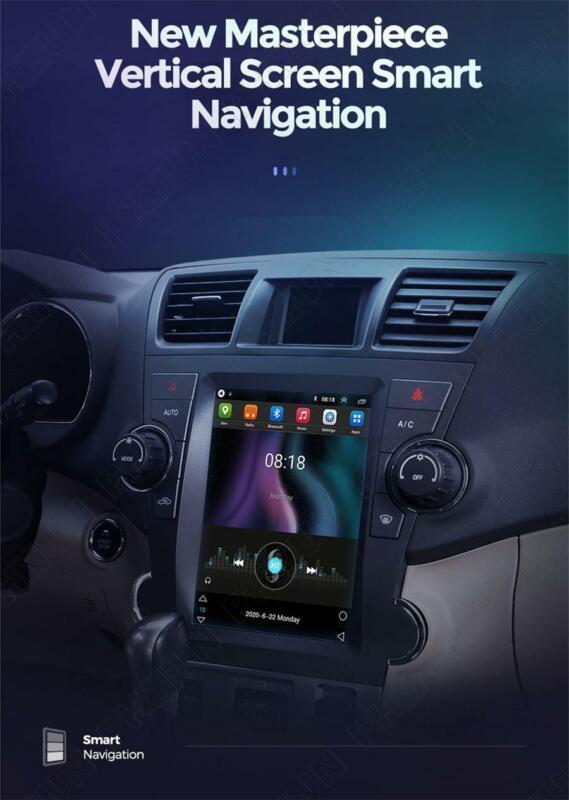 Android 10.1 Headset Radio Player for Highlander 2008 - 13 GPS Navigation - n