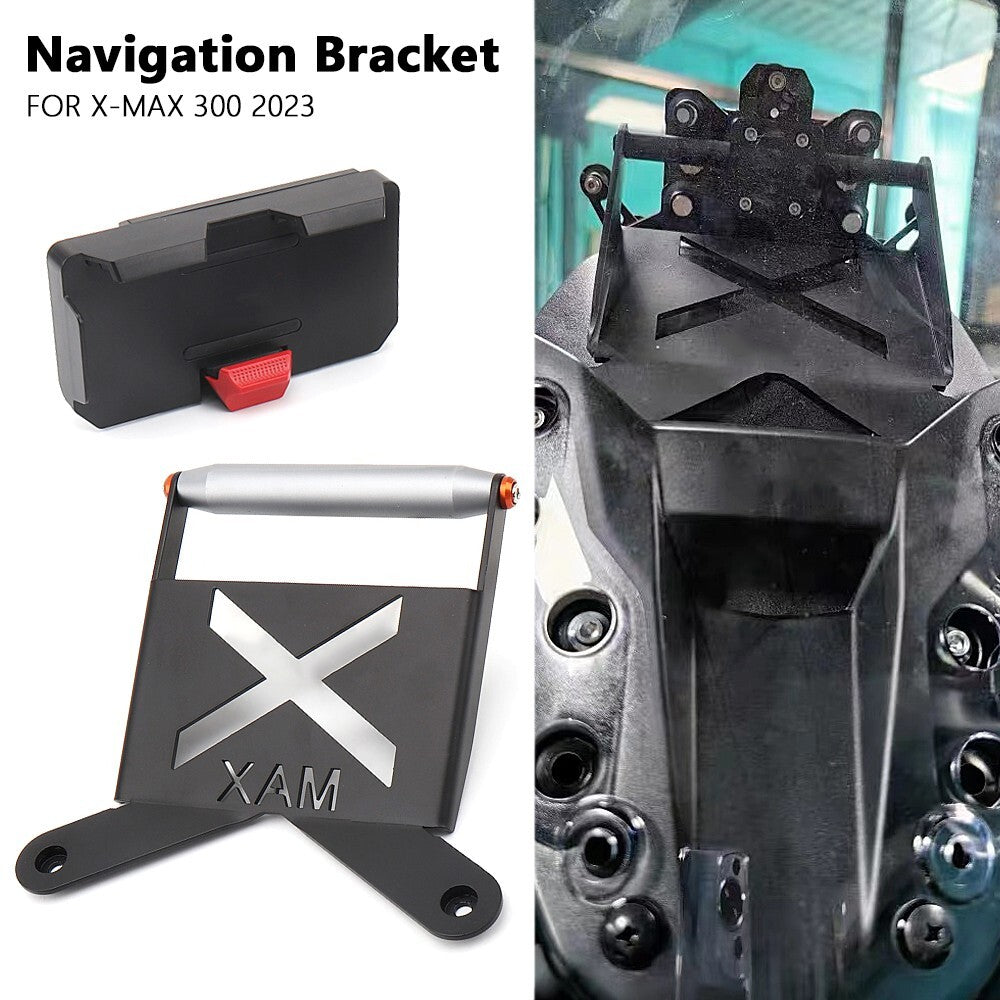 for Yamaha XMAX300 2023 Navigation Bracket GPS Mount 22mm Device Adapt Holder