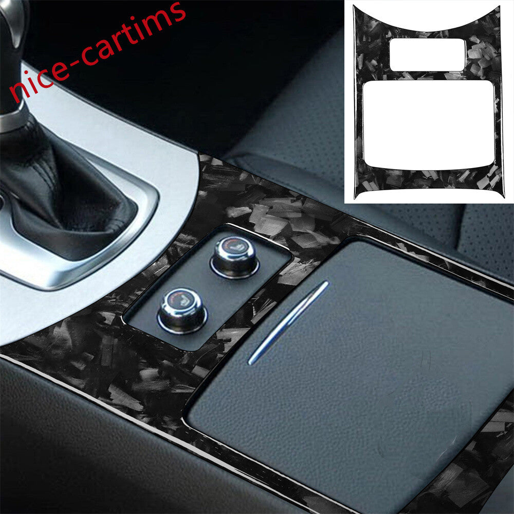 Forged Carbon Fiber Gear Shift Storage Box Trim for Infiniti G37 Sedan 2007-2009