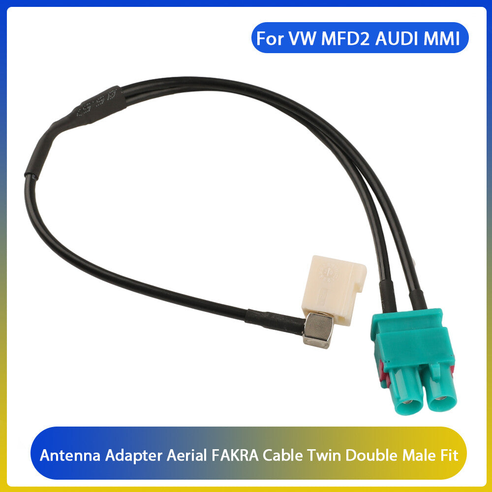 F¨¹r for VW RNS510 310 315 to RCD330 Antenna Adapter Double Fakra Conversion