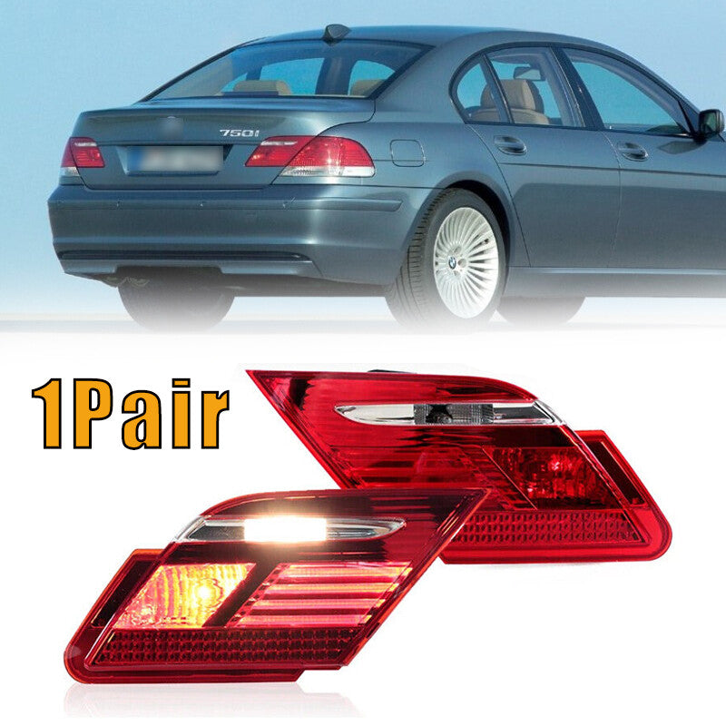 Pair Inner Tail Light Brack Lamp for BMW 7 Series E65 E66 745i 750Li 2005-2008
