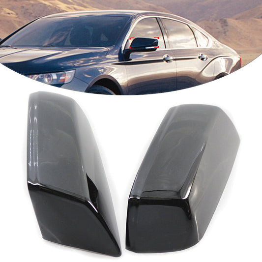 for Chevrolet Impala 2014-2020 Gloss Black Mirror Covers Overlays Trims
