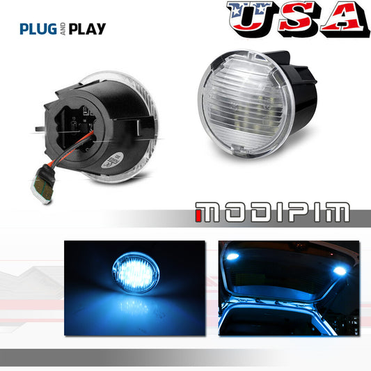 Chrome crystal ice blue cargo liftgate LED light for 06-10 for Jeep Commander Q
