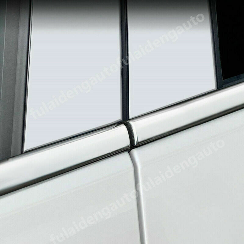 Chrome Pillar Posts for Audi Q3 2019-2023 10pc Set Door Trim Piano Cover Kit