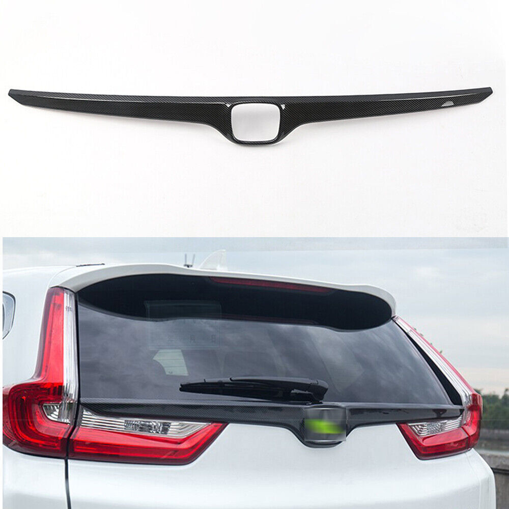 for Honda CR-V 2017-2022 Piano black Rear Trunk Lid Upper Decor Strip Cover Trim