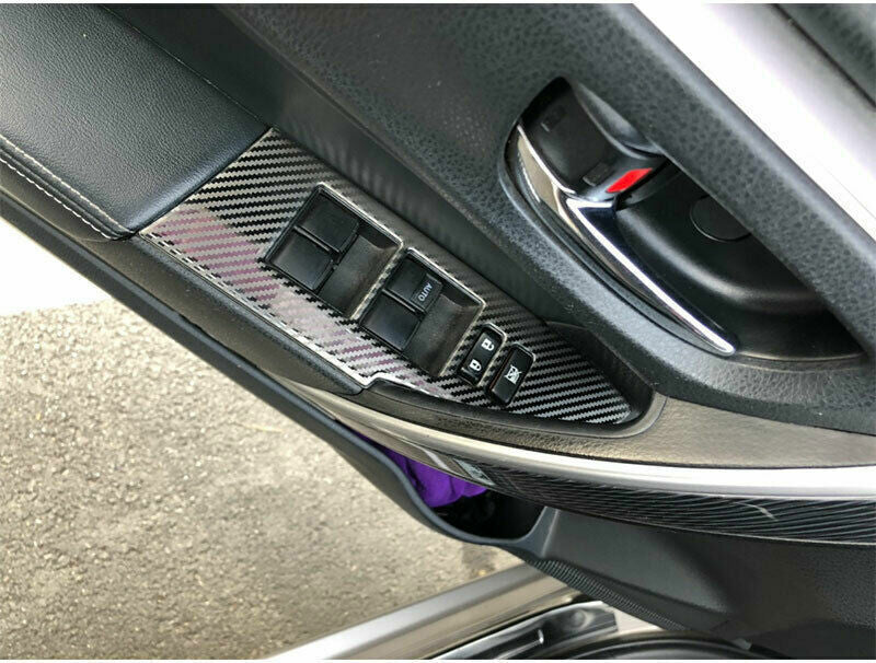 4x Red Carbon Fiber Air Conditioner Control Panel Trim For X1 F48 2016-2018 v