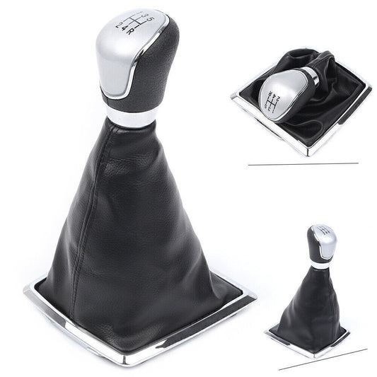 5 Speed Car Auto Manual Gear Shift Knob Stick Gaiter Boot Cover  for ford  Focus Q