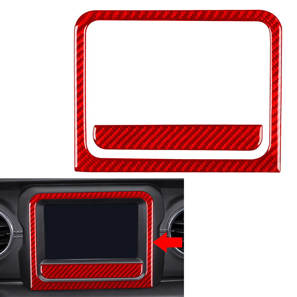 FITS for Jeep for Wrangler JL Gladiator JT GPS Navigation Panel Cover Trim