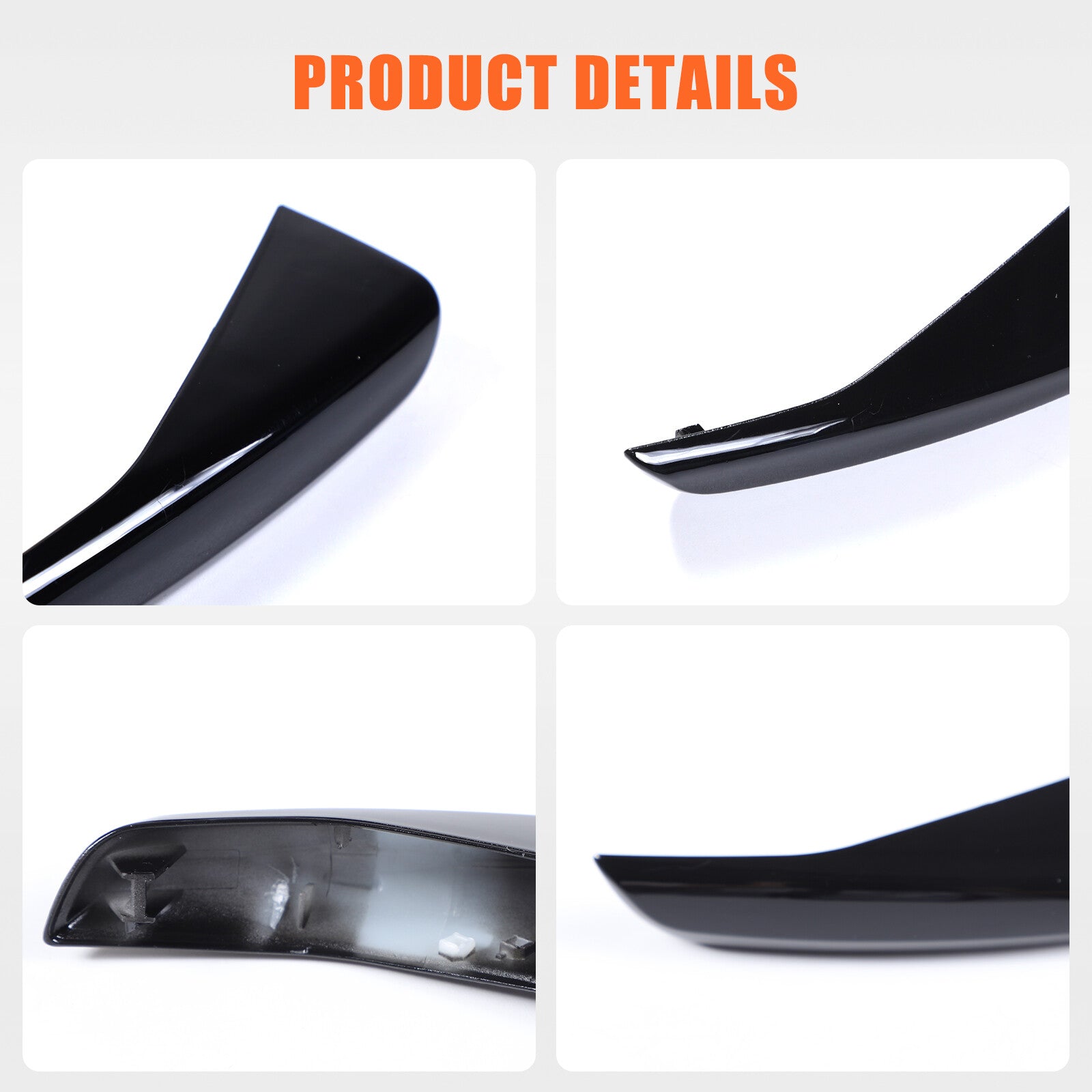 Glossy black key shell protective cover for 2023 iX, i7, XM, X7, X5, X6, and 2024 models. n