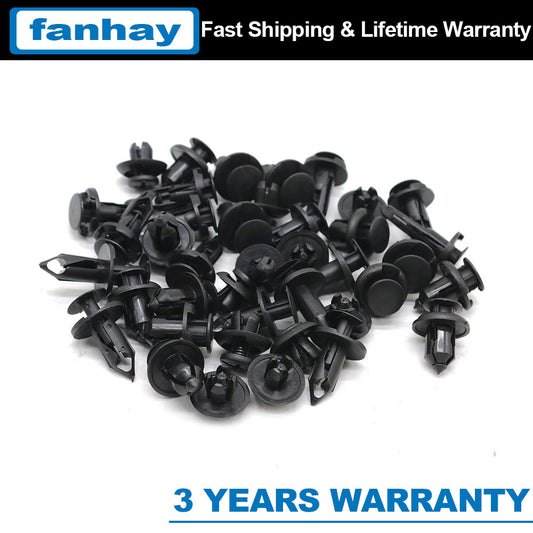 40 pcs Fastener Clips Bumper Push Pin Rivet Retainer 91512-SM4-003 New 21030249