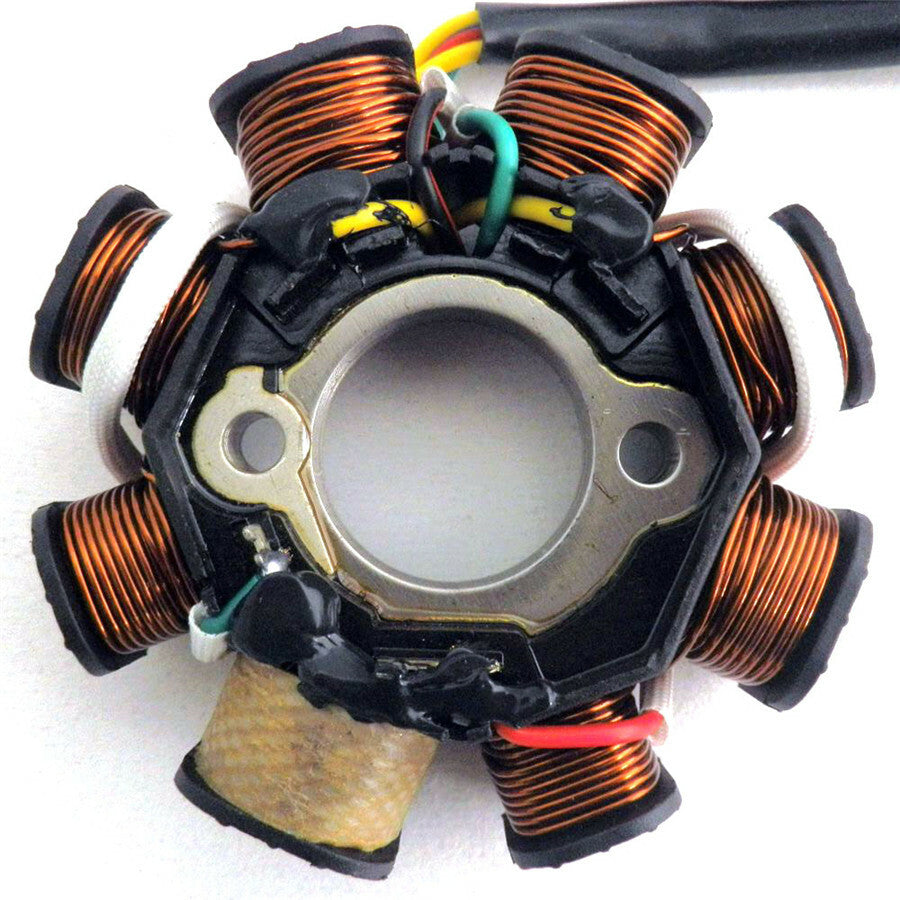 Ignition stator coil 8-bar coil suitable for GY6 125cc 150cc doped scooter all-terrain vehicle off-road racing - n