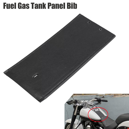 Motorcycle fuel tank panel bib made of polyurethane synthetic leather suitable for Harley-Davidson Dyna Softtail - n