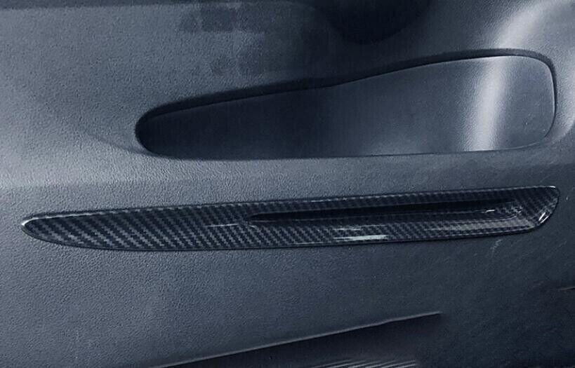 Carbon Fiber Color Inner Door Panel Cover Trims ABS for Honda CR-V CRV 2012-2016