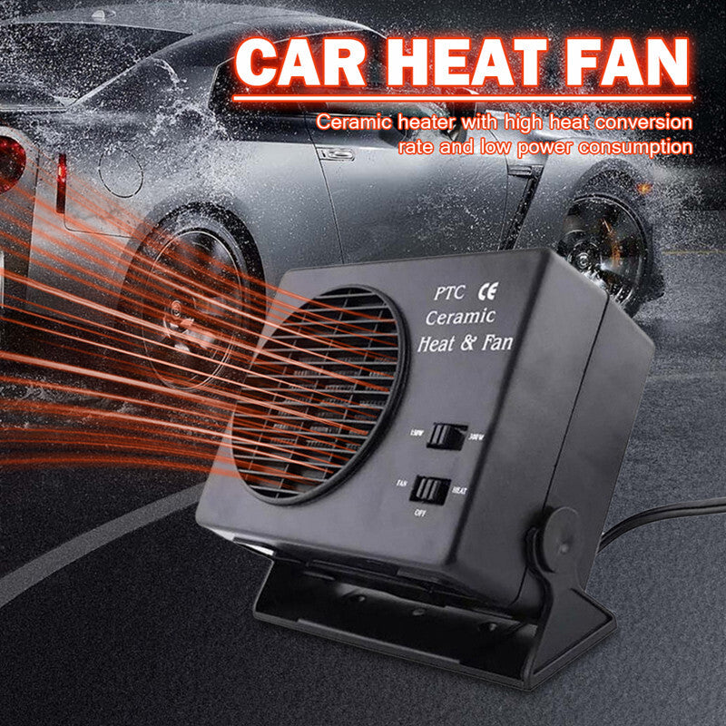12 V Ceramic Heater Vehicle Heating Cooling Car Heating Fan Auto Electronic Heat