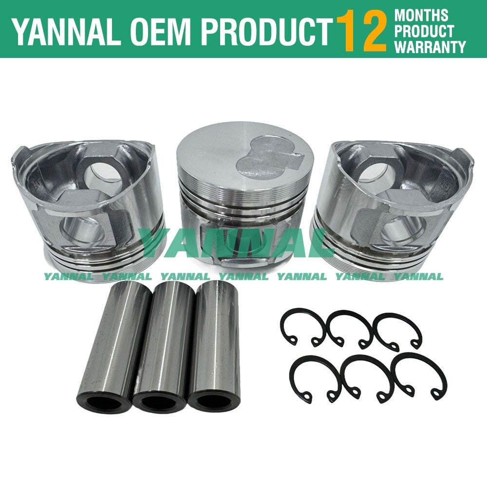 Overhaul and rebuild kit for 3TN66/3TN66UJ engines with pistons and piston rings -
