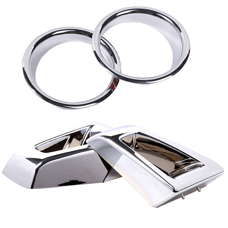 Aluminum front trunk escape switch button trim frame for Corvette C8 2020 - 2023- v