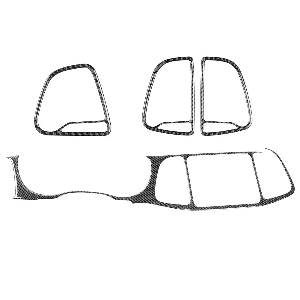 for Dodge for Challenger 2015-2020 Central Control Dashboard & Vents Set Trim Cover