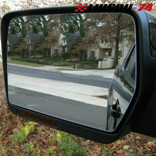 Fits 11-14  for ford  F150 pickup left driver's side view power mirror glass Q