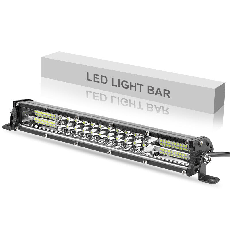 10inch 180W LED Work Light Bar Dual Row Spot Flood Combo Truck SUV ATV 4WD UTE
