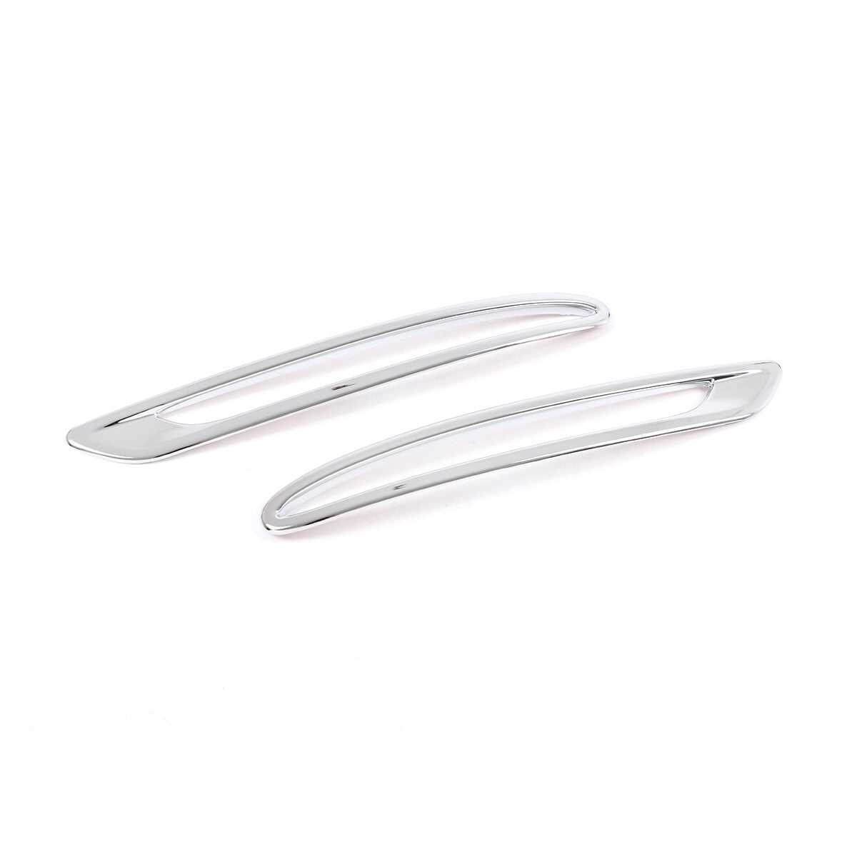 2-Piece Chrome ABS Rear Fog Light Frame Trim for C-Class 2022 n