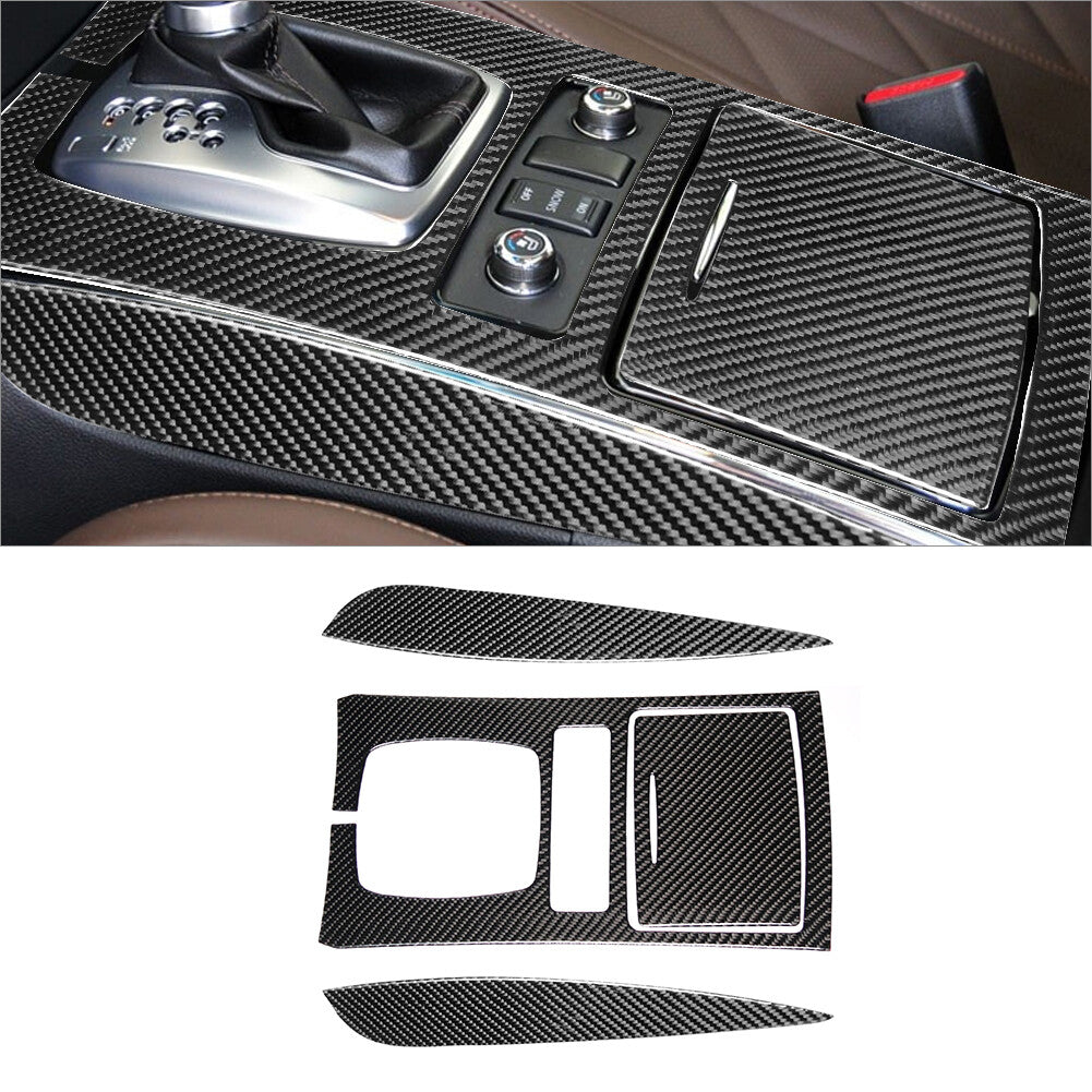 4Pcs Carbon Fiber Interior Door Handle Cover Trim for Jeep for Wrangler JK 2011-2017 v