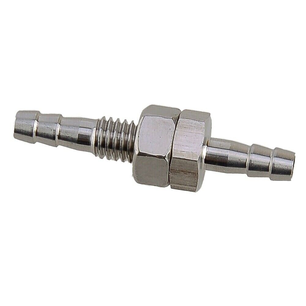 1pc 1/8 in 4mm Hose Barb Stainless Bulkhead Fitting Connector Parts New n