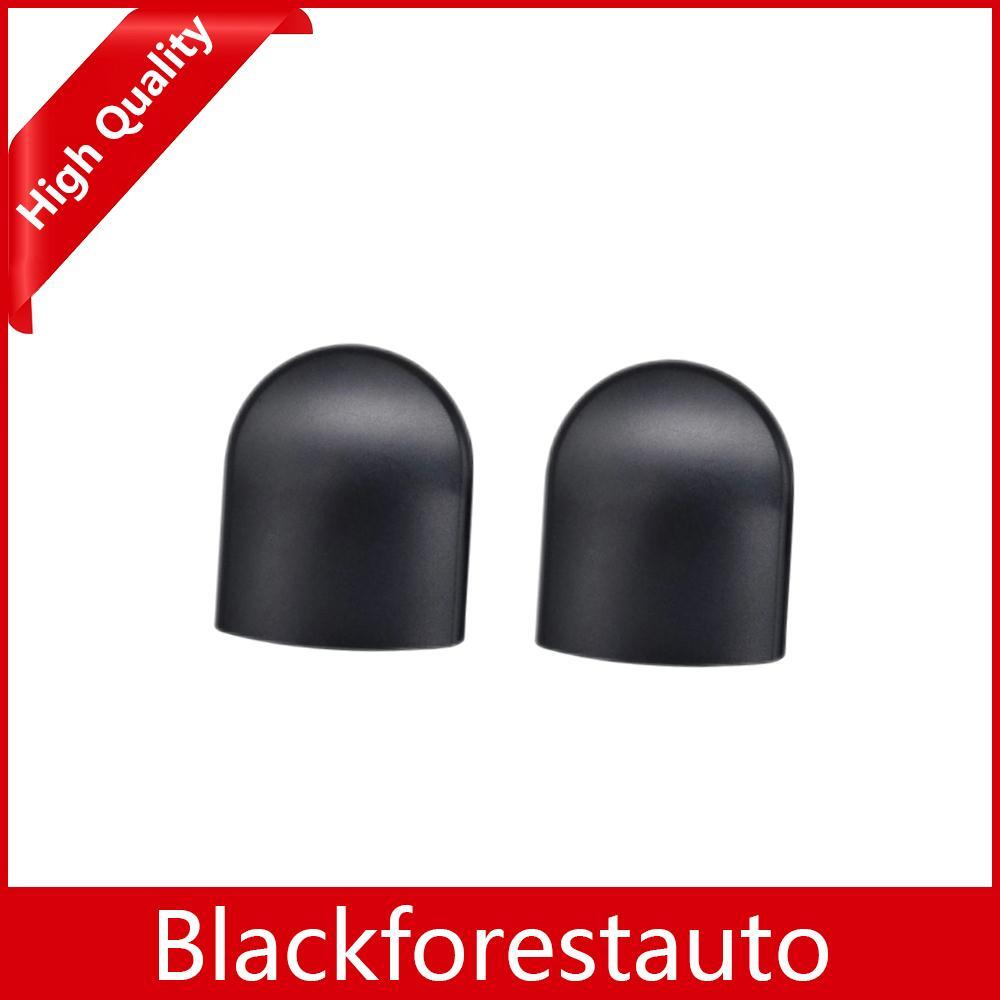 Black Set of 2 Front Windshield Wiper Arm Nut Caps Fits for Buick for Cadillac for Chevrolet Q