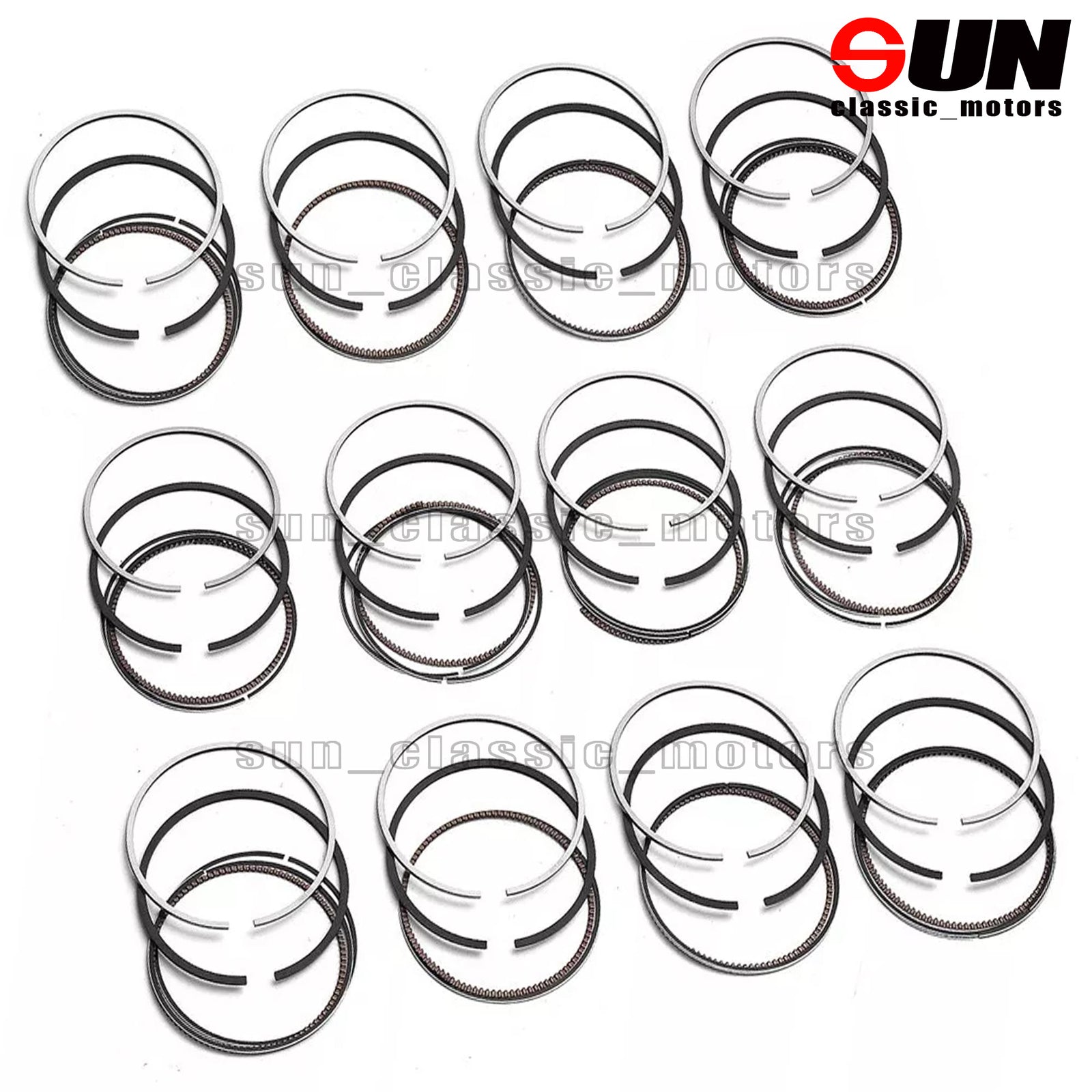 STD 12x Piston Rings Set for Bentley Flying Spur GT BWR CKH 6.0T W12