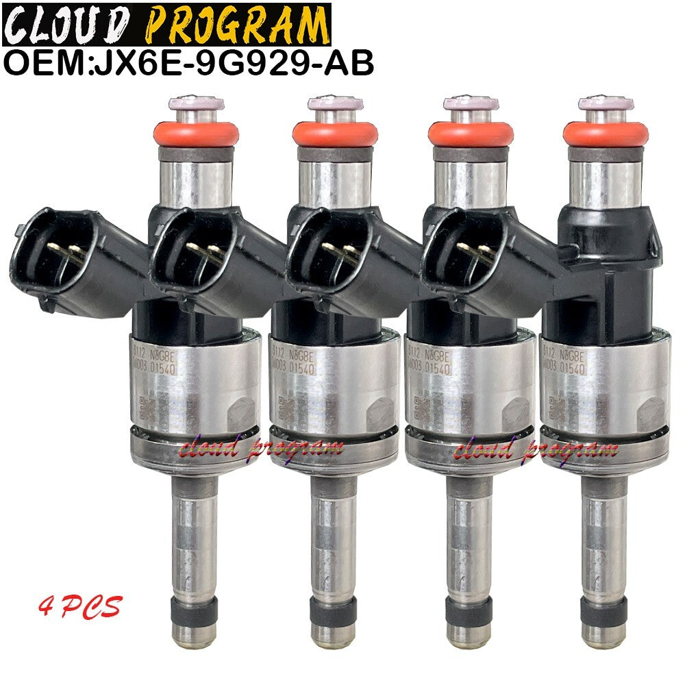 Set (4) Fuel Injectors JX6E-9G929-AB For 2019-2023 Transit Connect 2.0L L4 v