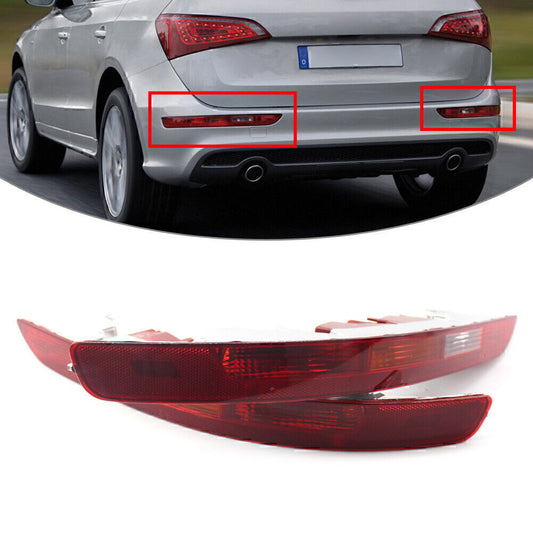 Rear Bumper Lower Tail Light Brake Stop Lamp Fit for Audi Q5 2009-2017 Left + Right