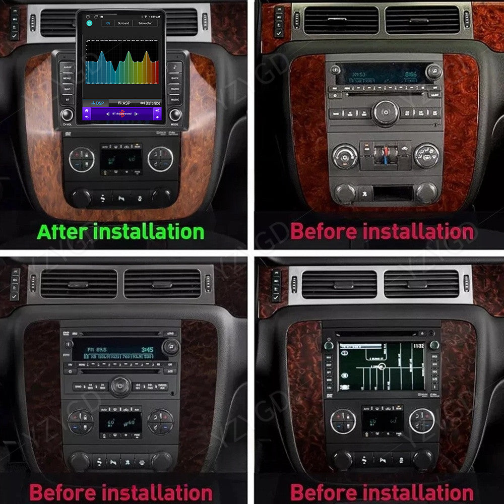 for GMC Yukon XL 2007-2014 Android Auto Carplay Car Radio GPS Stereo Screen WIFI