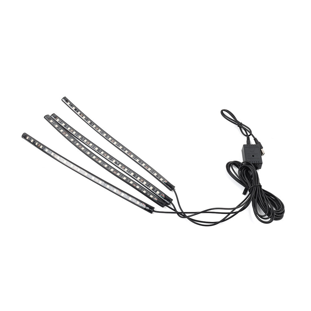 RGB Romote Control Floor Atmosphere Light Decorative Foot Lamp Q