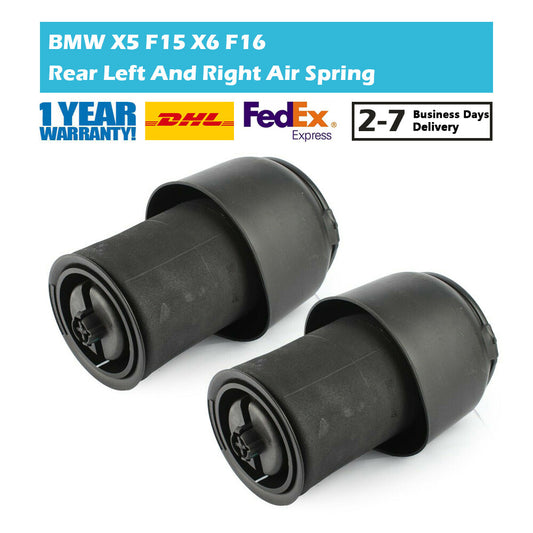 Pair Rear Air Suspension Spring Bag Fit for BMW X5 F15 X6 F16 14-19 37126795013