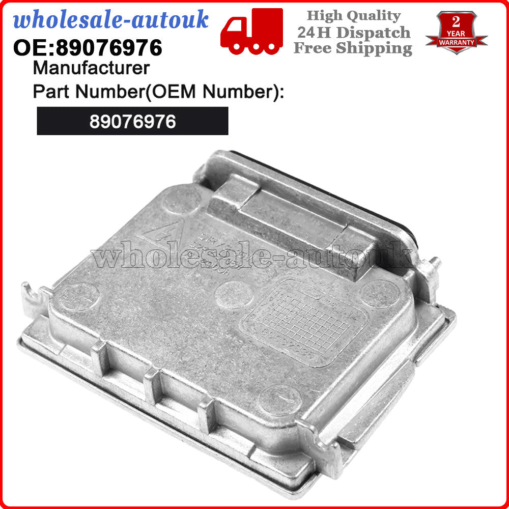 For GM for Audi Xenon Headlight Headlamp Ballast / Control Unit 89076976 ECU Module Q