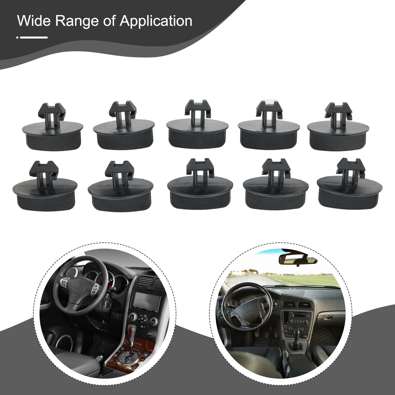 10pcs Bumper Lower Deflector Retainer Clips for Jeep For Grand For Cherokee v
