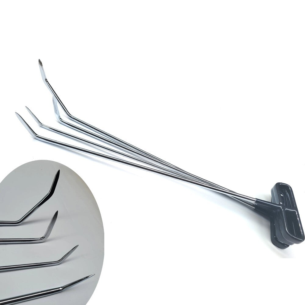 Paintless Dent Repair Rods Tool, Heavy Duty Hooks, Alloy Steel Structure v