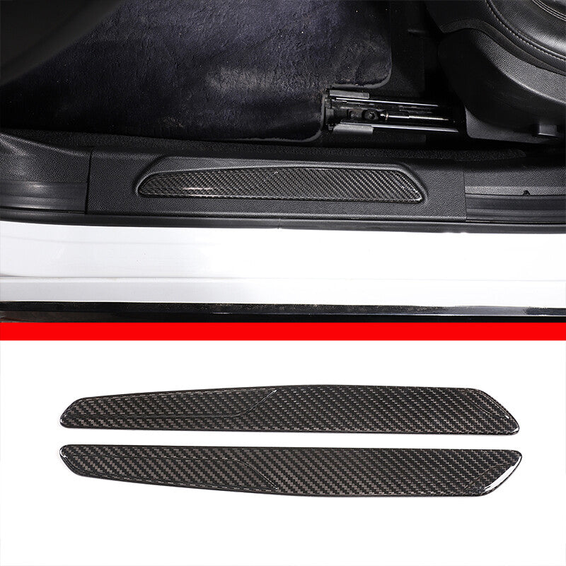 carbon fiber door and window trim for Alfa Romeo Giulia 2017-2021