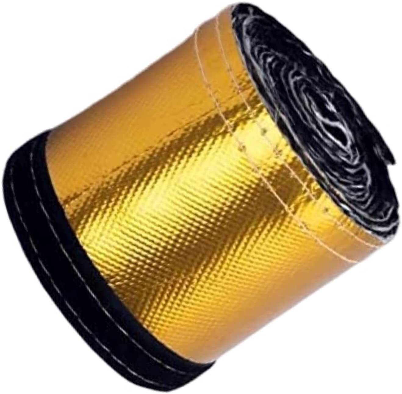 Heat Shroud Sleeve Golden Sleving Hook  Loop Closure 3/4 ID x 10ft Titanium Packaging