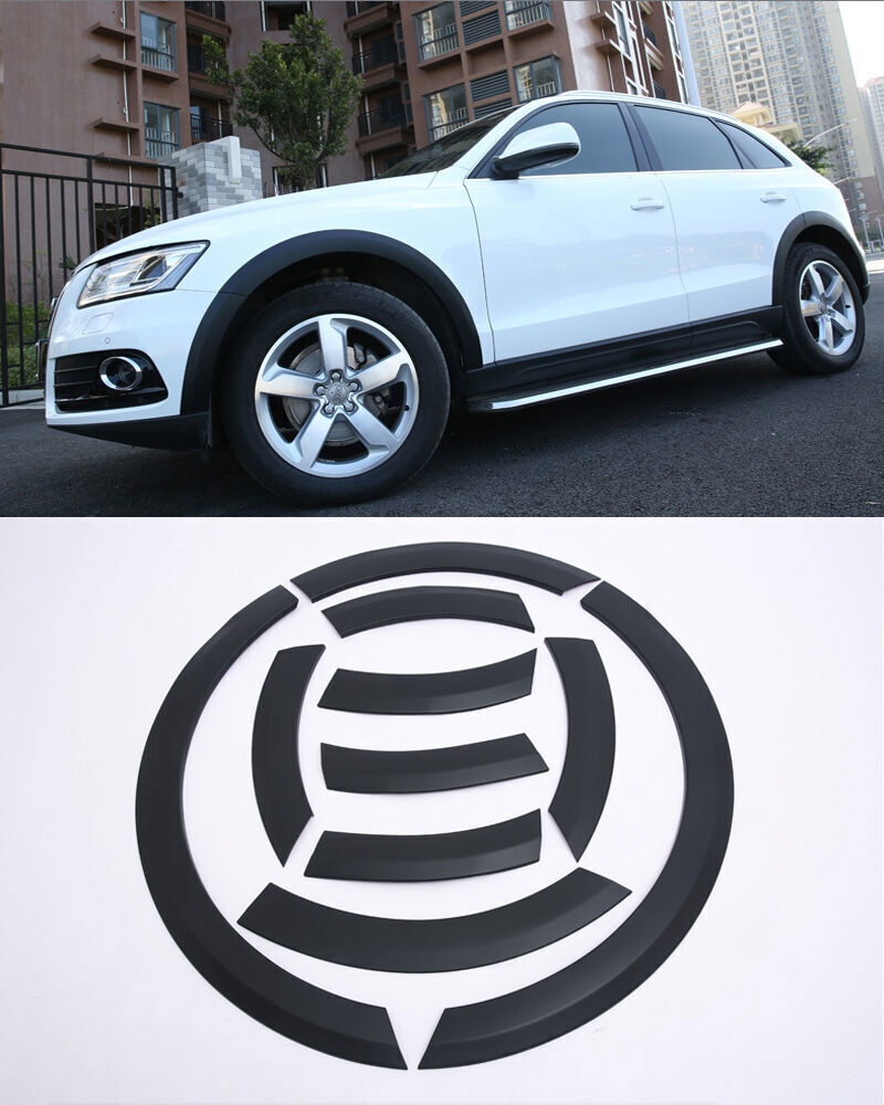 10x for Audi Q5 2009-2016 black Fender Flares Wheel Arches Wide Body cover trim