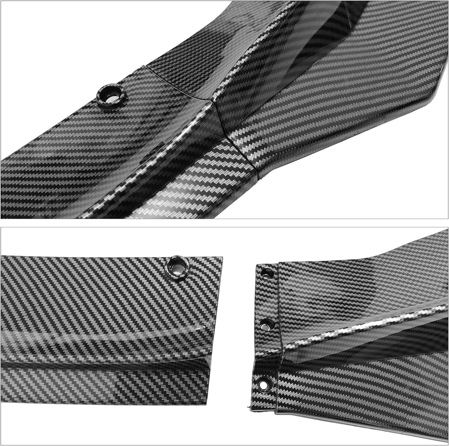 Lip gloss for the front bumper with carbon fiber styling, suitable for BMW 4 Series G22 G23 2020 - 2024 Coupe. Q