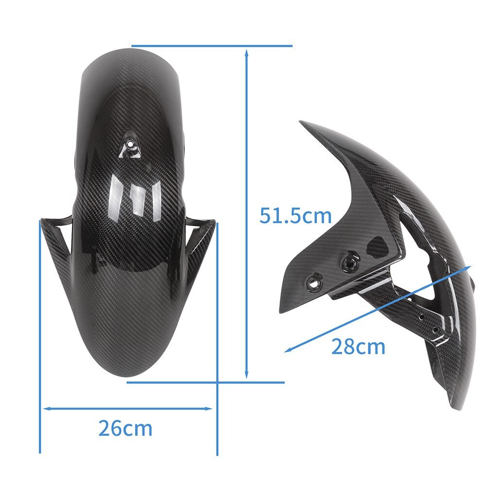 100% Carbon Fiber Front Fender Protector for Yamaha R7 - Glossy Q