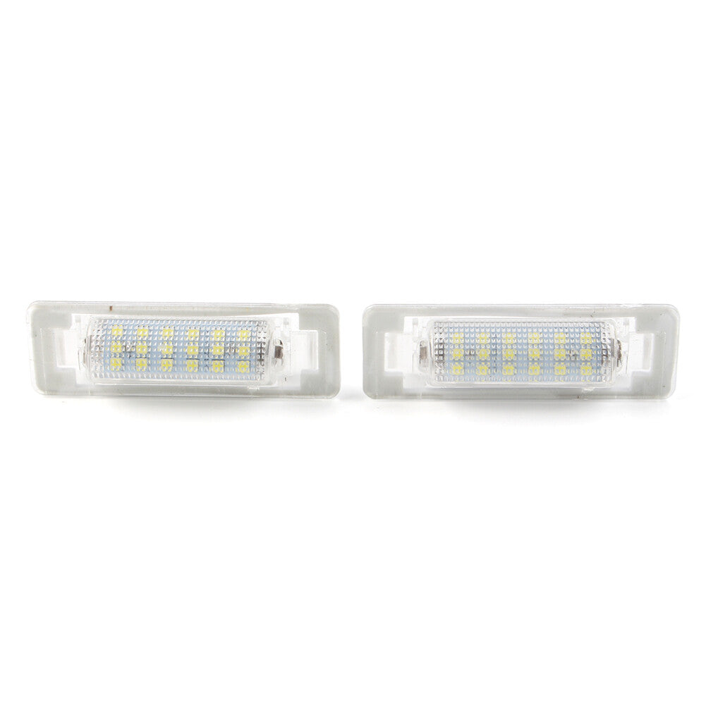 LED License Plate Number Light Tail Lamp for Benz W210 W202 4D Sedan 2PCS Car