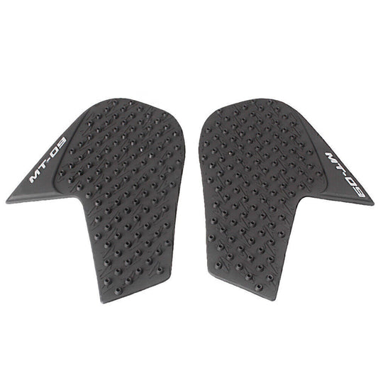 for Yamaha MT-09 /FZ09 14-15 Black Rubber Traction Side Tank Pad Gas Knee Grip Q