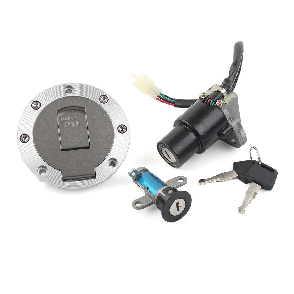 Ignition Switch Lock Fuel Gas Cap Key Set for Yamaha TZR125 TZM150 TZR150 TDM850 Q