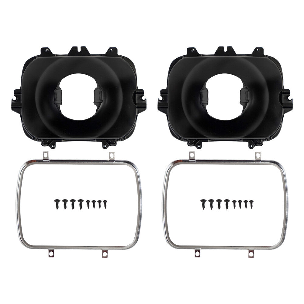 2¡Á Headlight Headlamp Mounting Bucket Kit for 42437 for Chevrolet Express for GMC for Yukon