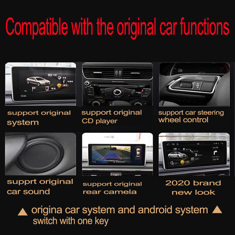 Car Multimedia Player Stereo for Audi A6 C7 Radio Android Monitor MMI 4+32G GPS