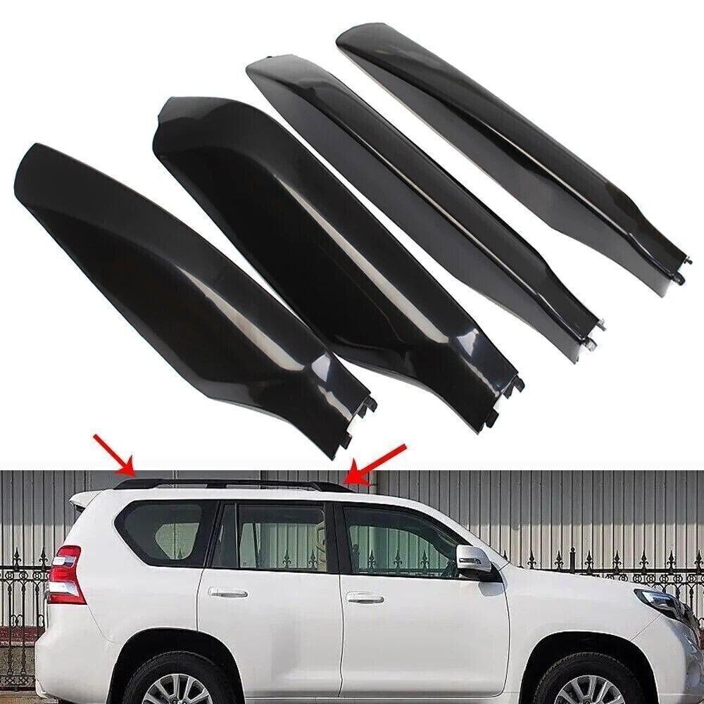 for Toyota for Land Cruiser Prado FJ150 10-18 Roof Rail Rack End Cap Cover Shell 4P